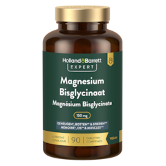 Holland & Barrett Expert Magnesium Bisglycinaat 150mg - 90 tabletten