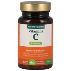 Holland & Barrett Vitamine C 250mg - 60 tabletten