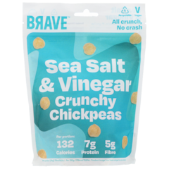 BRAVE Crunchy Chickpeas Salt & Vinegar - 115g