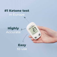 Go-Keto Kickstart Set Compteur de Glycémie et Cétonémie - incl. 10 bandes cétoniques