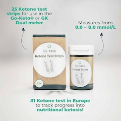 Go-Keto Ketone Test Strips – 25 stuks