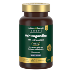 Expert Ashwagandha 10% withanolides 500mg - 60 capsules
