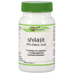 Surya Shilajit 50% Fulvic Acid - 60 tabletten