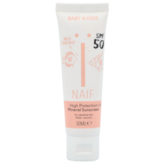 Naïf Baby & Kids High Protection Mineral Sunscreen SPF 50 - 30ml