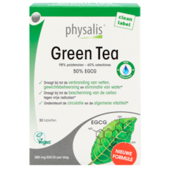 Physalis Green Tea (Thé Vert) - 30 comprimés