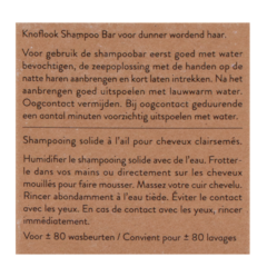 De Tuinen Knoflook Shampoo Bar - 80 wasbeurten