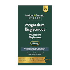 Holland & Barrett Expert Bisglycinate de Magnésium 150mg - 180 comprimés