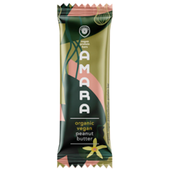 Amara Vegan Protein Bars Peanut Butter Vanilla Bio - 3 x 40g