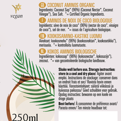 Afbeelding 2 voor Biologische Kokos Aminos Original - 250ml