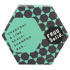 Fruu Solid Charcoal & Lime Scalp Shampoo Bar - 55g