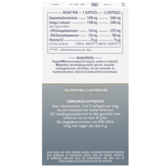 MorEPA Platinum + Vitamine D3 - 60 softgels