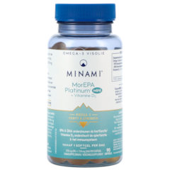 Omega-3 MorEPA Platinum Mini + Vitamine D3 - 90 softgels
