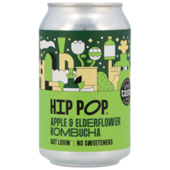 Hip Pop Kombucha Pomme & Fleur de Sureau - 330ml