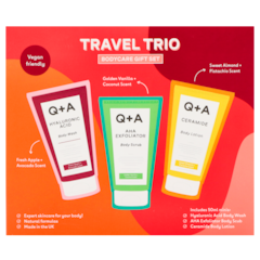 Q+A Coffret Cadeau Soin Corps 'Travel Trio' - 3 x 50ml