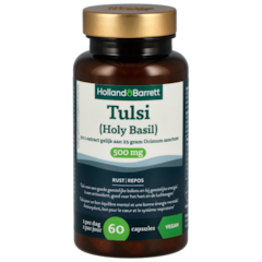 Tulsi (Holy Basil) 500mg 50:1 extract - 60 capsules