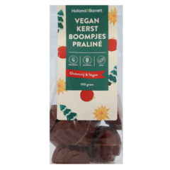 Holland & Barrett Vegan Chocolade Kerstboompjes Praline Bio - 100g