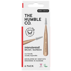 Afbeelding 1 voor . Interdental Brush Bamboo Size 2 (0,50 mm) - 6 stuks