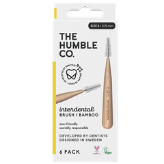 Afbeelding 1 voor . Interdental Brush Bamboo Size 4 (0,70 mm) - 6 stuks