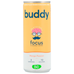 Buddy Focus & Energy Drink Mango Passion - 250ml