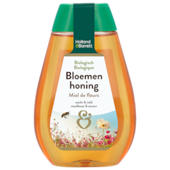 Biologische Bloemenhoning Fles - 350g