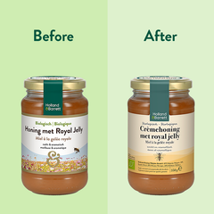 Afbeelding 5 voor Biologische Royal Jelly Honing - 350g