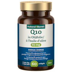 Q10 Vitamine B1 In Olijfolie 65mg - 60 softgels