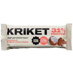 KRIKET Proteïnebar Kokosnoot & Pure chocolade - 50g