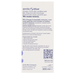 Arctic Blue Huile de Poisson pour Animaux DHA et EPA - 300ml