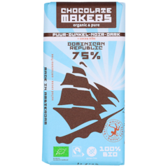 Chocolatemakers Tres Hombres Puur + Cacaonibs 75% - 80g