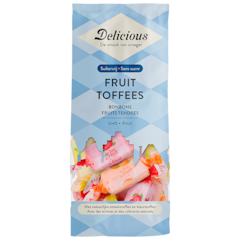 Suikervrije Fruit Toffees - 100g