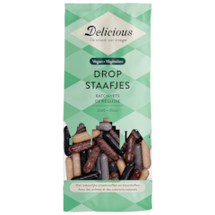 Vegan Dropstaafjes - 160g