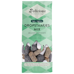 Vegan Dropstaafjes Mix - 150g