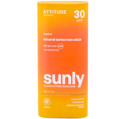 Attitude Sunly Sunscreen Stick Tropical 30 SPF - 60g