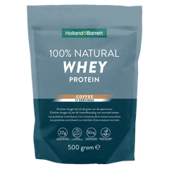 Afbeelding 1 voor 100% Natural Whey Protein Coffee - 500g