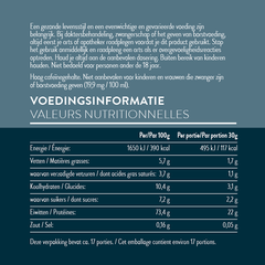 Afbeelding 2 voor 100% Natural Whey Protein Coffee - 500g