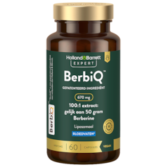 BerbiQ 670mg 100:1 Extract: Gelijk Aan 50 Gram Berberine Liposomaal - 60 capsules