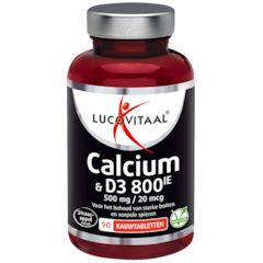 Calcium 500mg En Vitamine D3 20mcg - 90 kauwtabletten