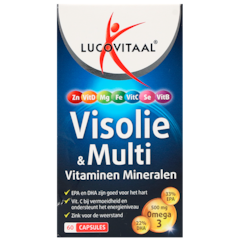 Visolie & Multi Vitaminen Mineralen - 60 capsules