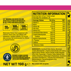 Afbeelding 2 voor C4 Original Pre-Workout Watermeloen - 198g