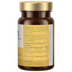 Vitamine D3 In Olijfolie 10mcg - 120 softgels