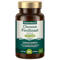 Chroom Picolinaat Gistvrij 200mcg - 90 tabletten
