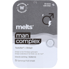 Man Complex Testofen + Shilajit - 30 smeltblaadjes