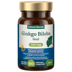 Ginkgo Biloba Blad 250mg - 90 tabletten