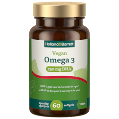 Vegan Omega 3 250mg DHA - 60 softgels