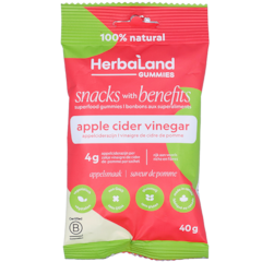 Herbaland Snacks with Benefits Apple Cider Vinegar Gummies - 40g