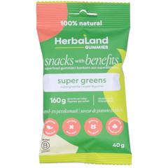 Herbaland Snacks with Benefits Super Greens Gummies - 40g