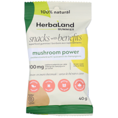 Herbaland Snacks with Benefits Mushroom Power Gummies - 40g