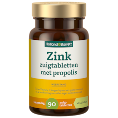 Zink Zuigtabletten Met Propolis - 90 zuigtabletten