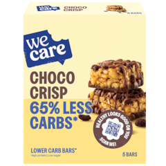 Lower Carb Barres Choco Crisp - 5 x 30g