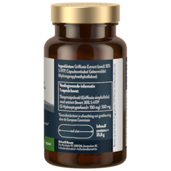 5-HTP (5-Hydroxytryptofaan) 150mg Uit 500mg Griffonia Simplicifolia - 60 capsules